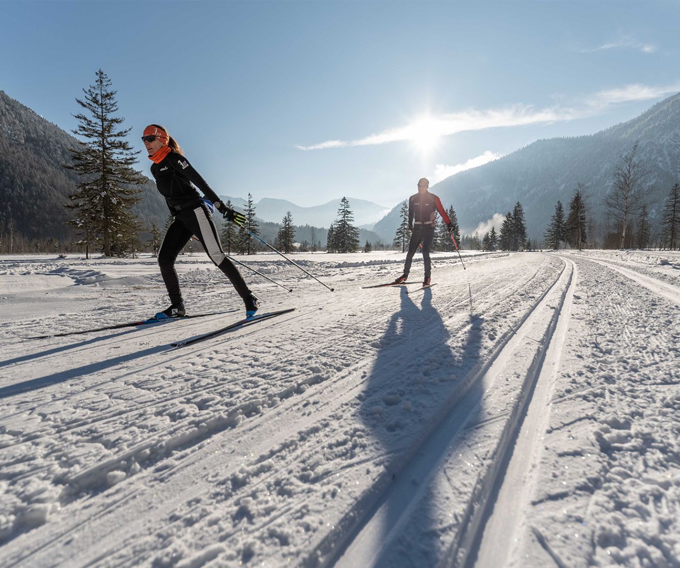 Wintersport in den Ammergauer Alpen